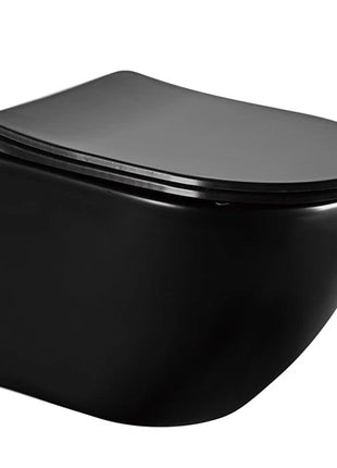 Wall-hung toilet Domoletti ME525-MB, black