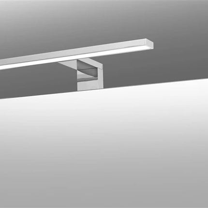 Wall-mounted bathroom cabinet with mirror Riva Essence, white, 15 cm x 54.9 cm x 65.2 cm