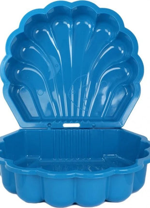 Paradiso Toys blue snail-shaped sandbox, 2 parts