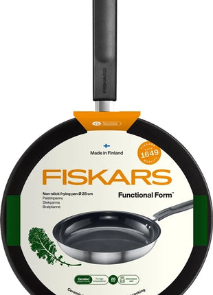 Fiskars Functional Form küpsetuspann keraamilise kattega, 28 cm