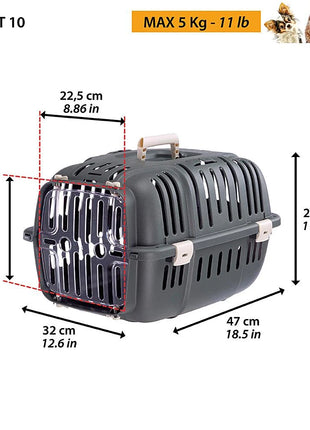 Puur Ferplast. 47 cm x 32 cm x 29 cm