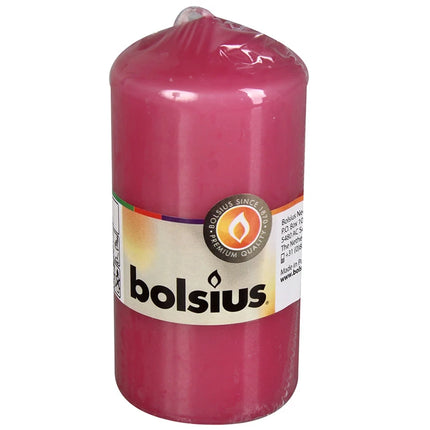 Цилиндрическая свеча Bolsius, 12x6 см - 1 шт.