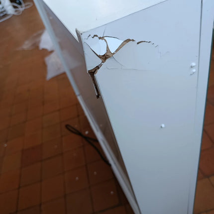 Akvamarino vonios kambario veidrodis su LED apšvietimu, 65 × 65 cm