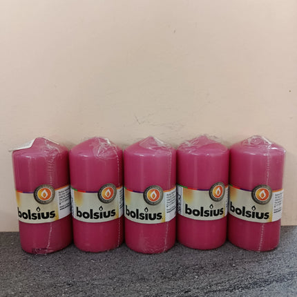 Цилиндрическая свеча Bolsius, 12x6 см - 1 шт.