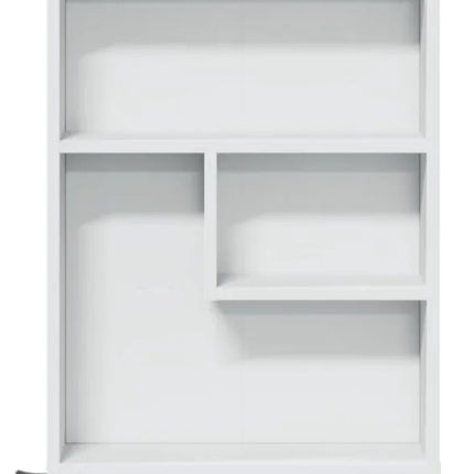 Узкие тележки для хранения, белые, 48x13x68 см, конструкционное дерево